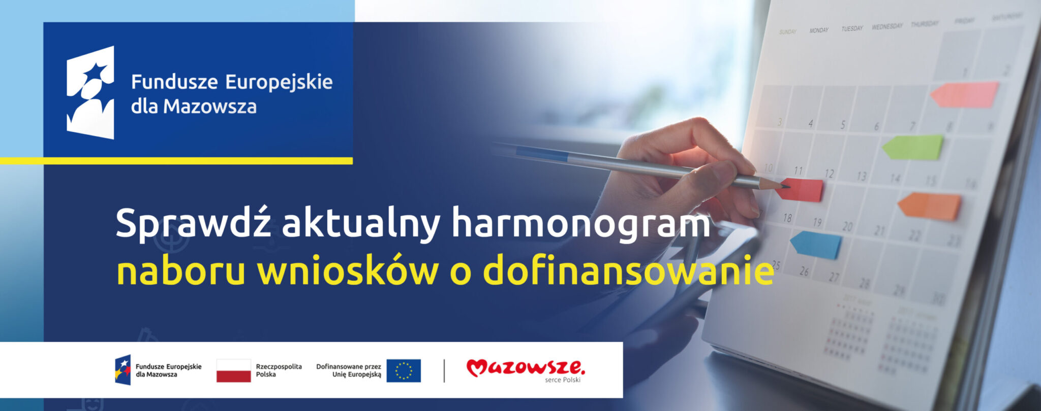 Sprawdź aktualny harmonogram naborów wniosków