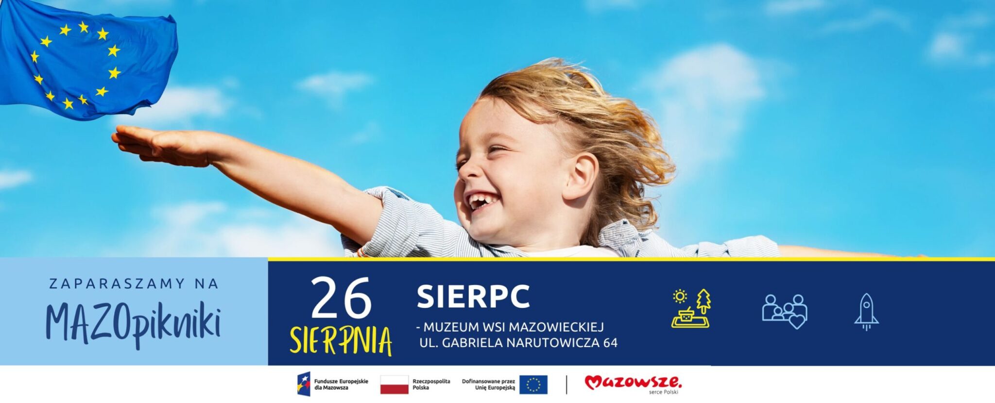 Integracja i zabawa na MAZOpikniku z Funduszami Europejskimi w Sierpcu