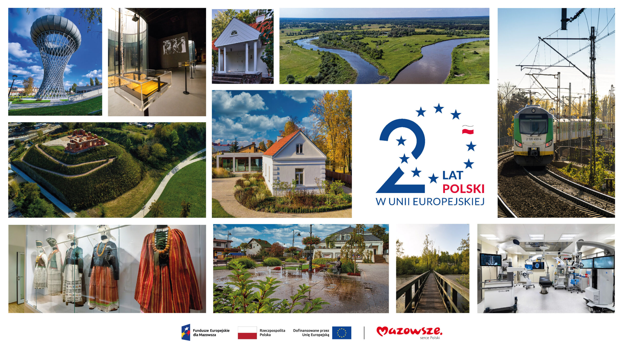 Fundusze Europejskie już od 20 lat wspierają rozwój Mazowsza!