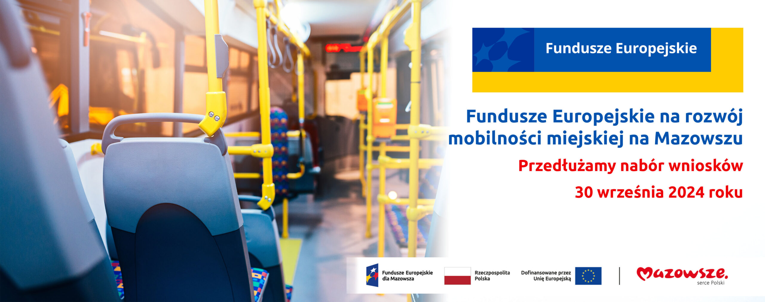 Do 30 września przedłużamy nabór wniosków na budowę i przebudowę infrastruktury transportu publicznego