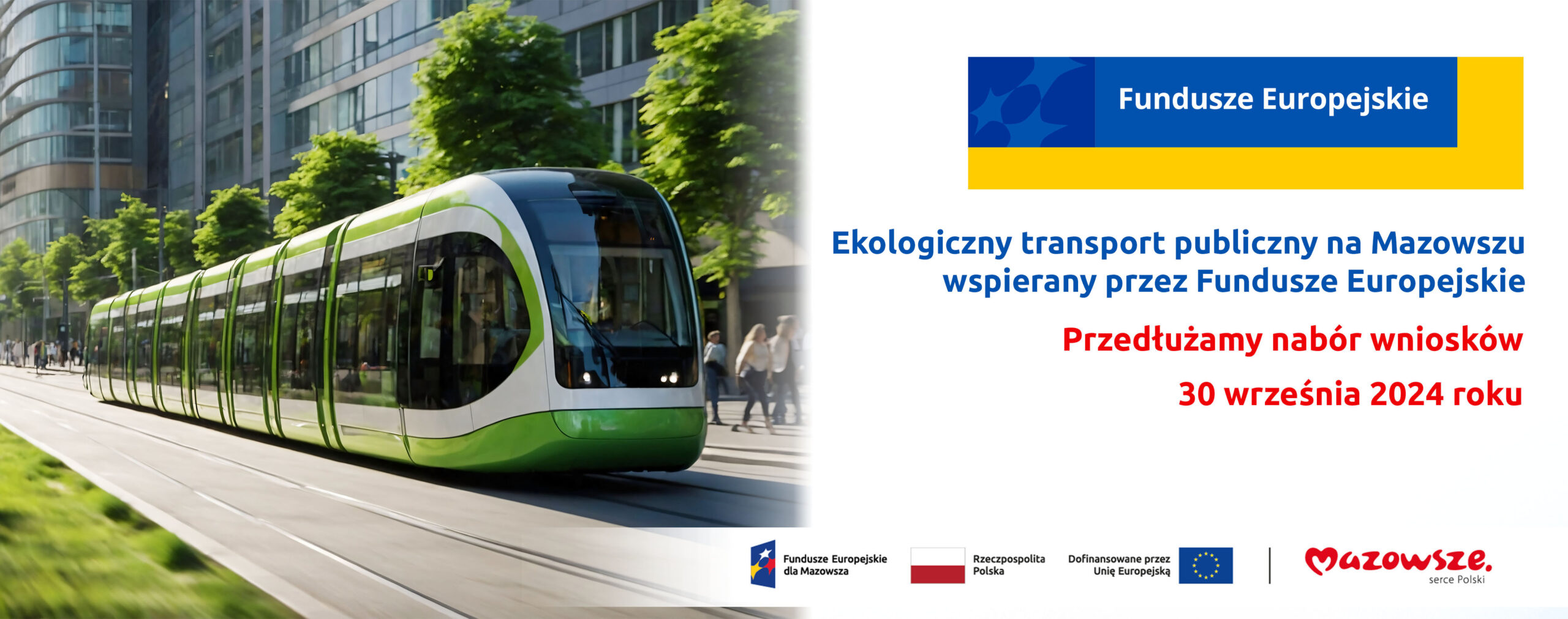 Do 30 września przedłużamy nabór na rozwój mobilności miejskiej 