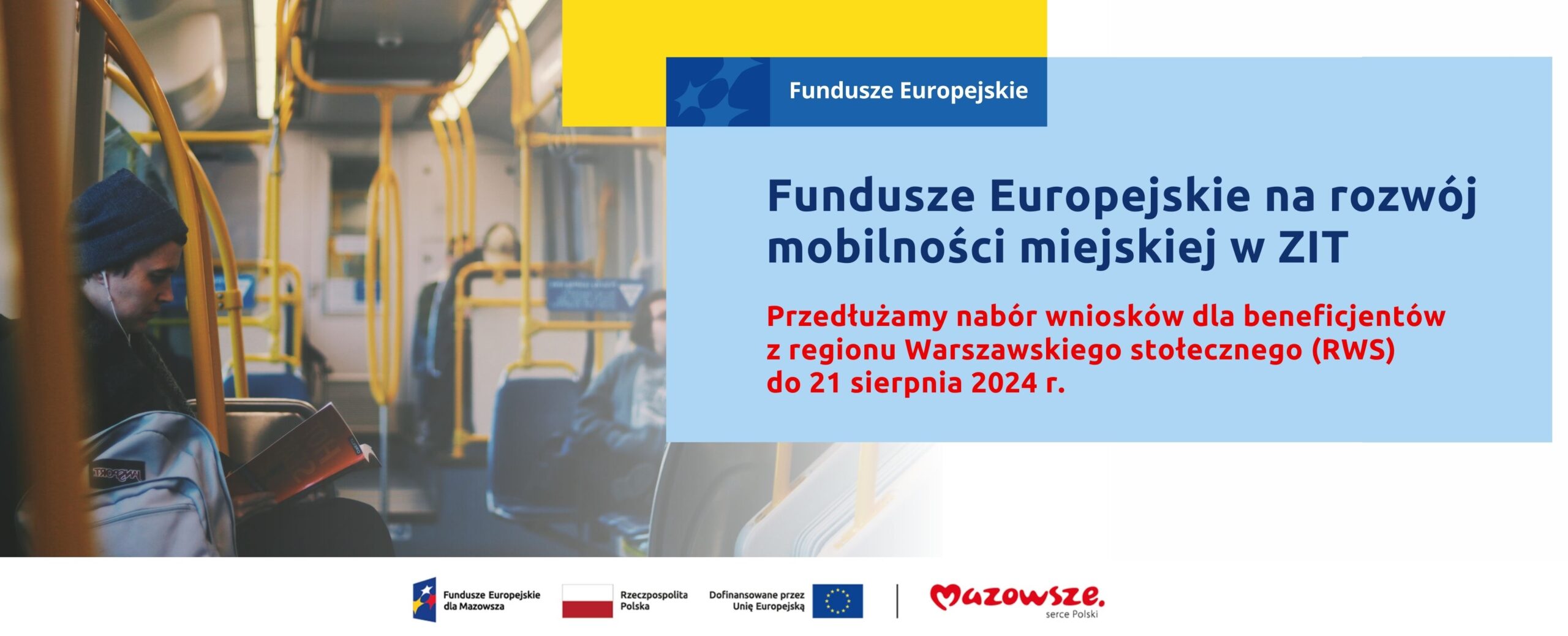 Do 21 sierpnia przedłużamy nabór wniosków na budowę i przebudowę infrastruktury transportu publicznego