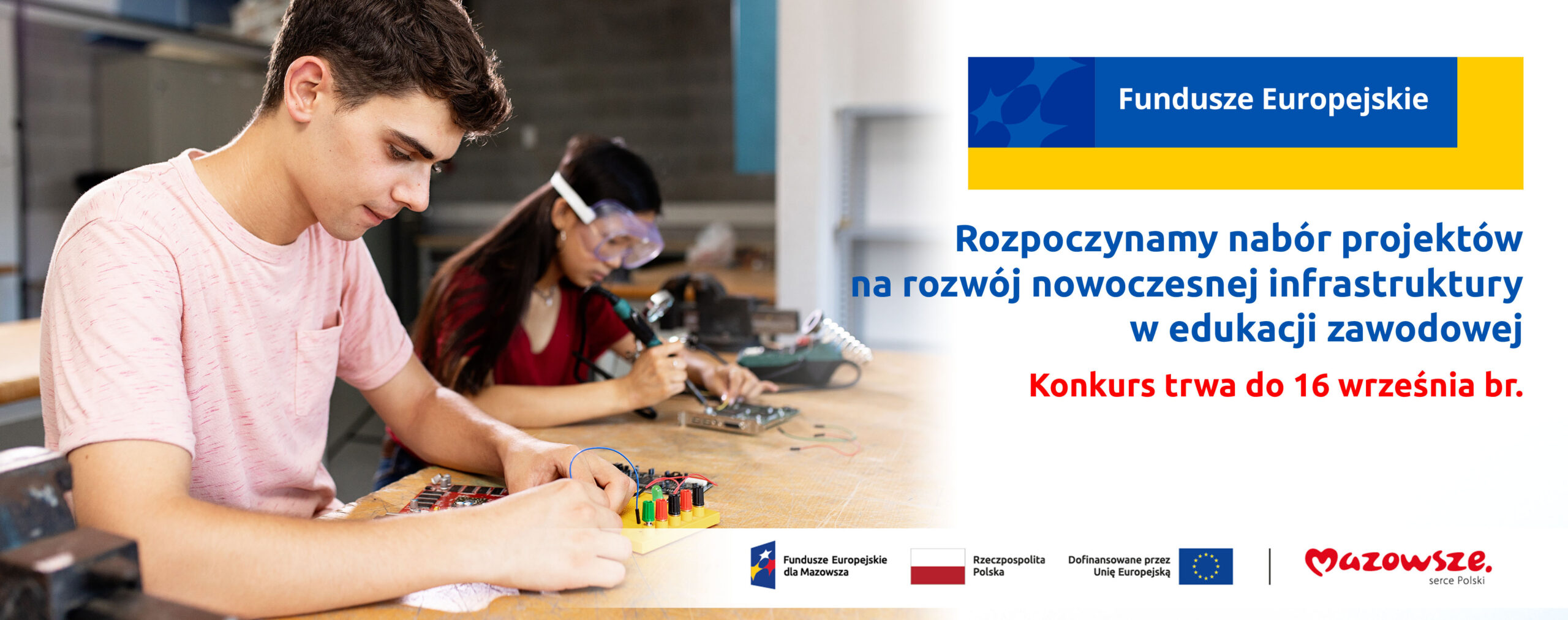 Od 12 lipca rusza konkursu na modernizację infrastruktury edukacji zawodowej na Mazowszu