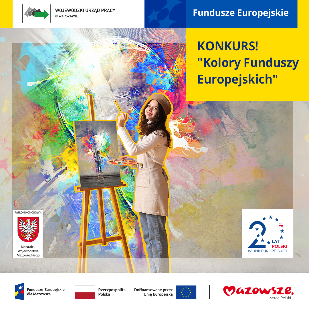 Konkurs plastyczny „Kolory Funduszy Europejskich”