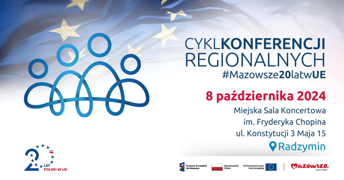 Jak zmienił się region warszawski wschodni dzięki funduszom europejskim? Konferencja w Radzyminie