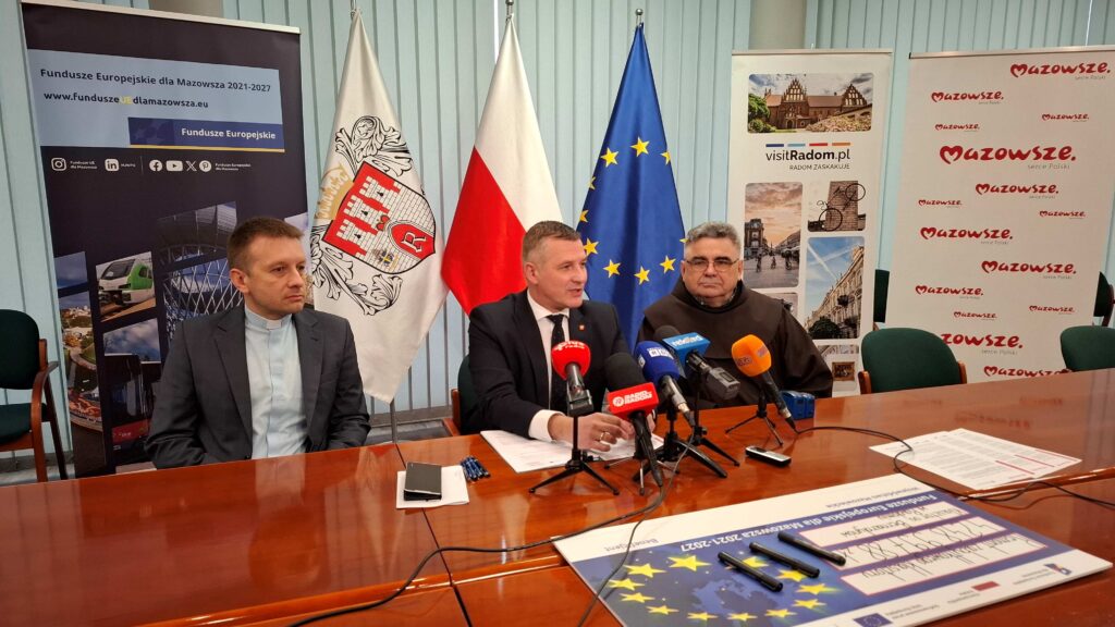podpisanie umowy w radomiu, dofinansowanie z ue remontu klasztoru