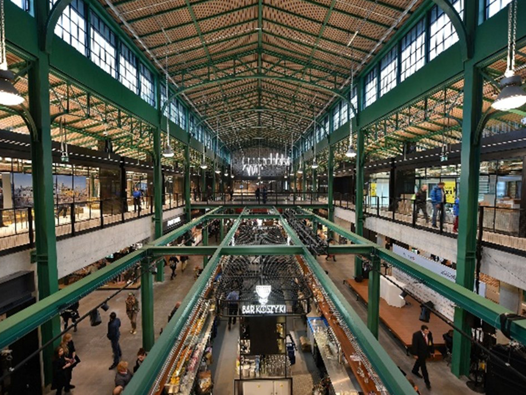 Rewitalizacja zabytkowych budynków obiektu Hali Koszyki wraz z infrastrukturą techniczną i zagospodarowaniem terenu, w tym nową zabudową na pozostałych przestrzeniach działki