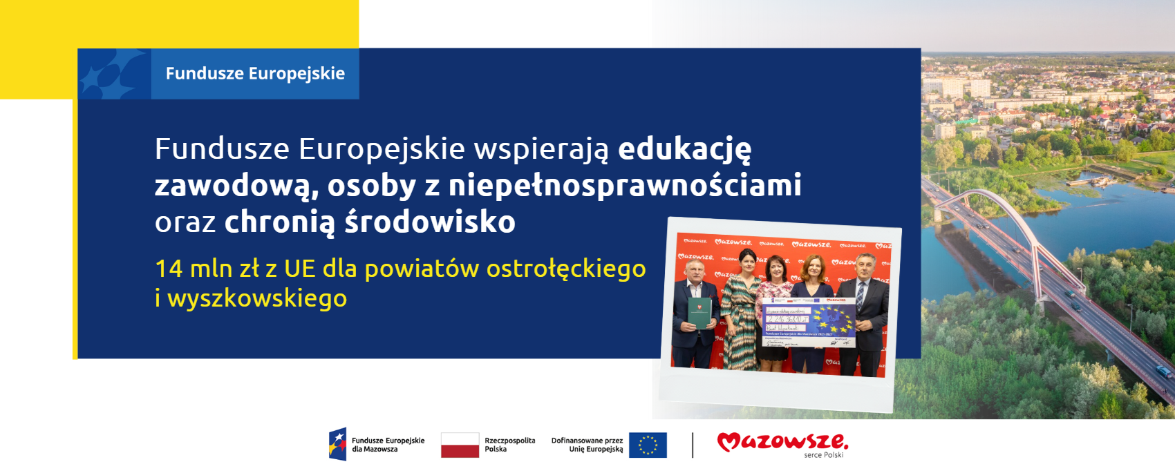 Powiaty ostrołęcki i wyszkowski ze wsparciem UE