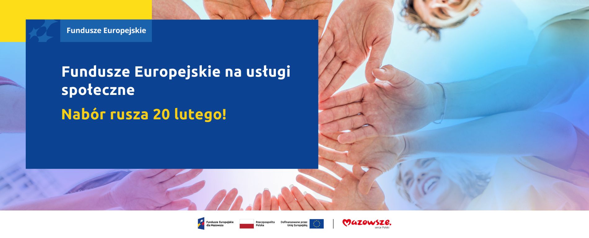  Od 20 lutego rusza nabór na rozwój usług społecznych i zdrowotnych w lokalnych społecznościach na Mazowszu