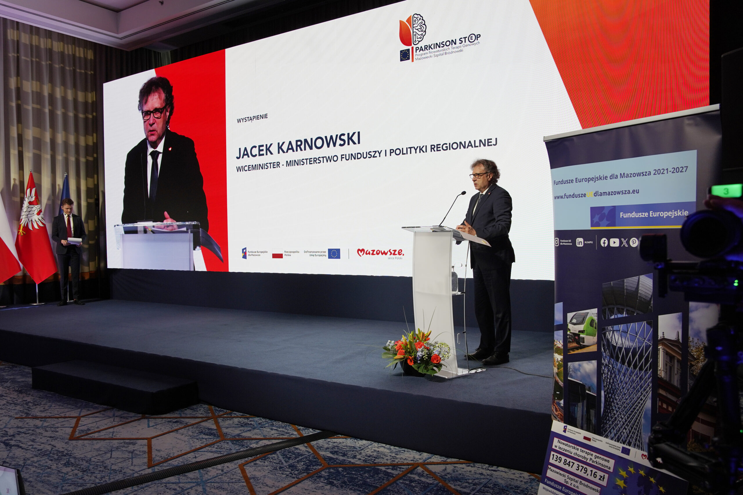 Wystąpienie J. Karnowskiego, Sekretarz Stanu w Ministerstwie Funduszy i Polityki Regionalnej 