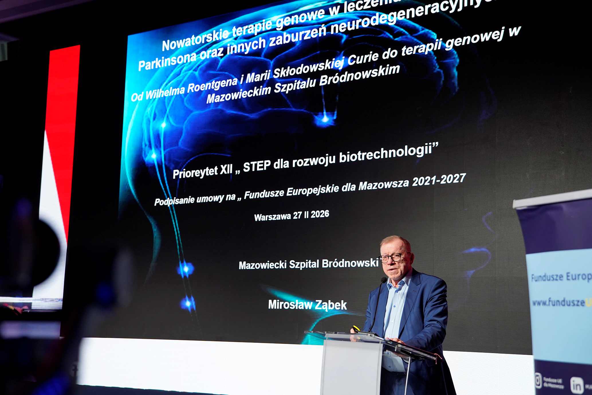 Podpisanie umowy blisko 140 mln zl z UE na terapie genowa