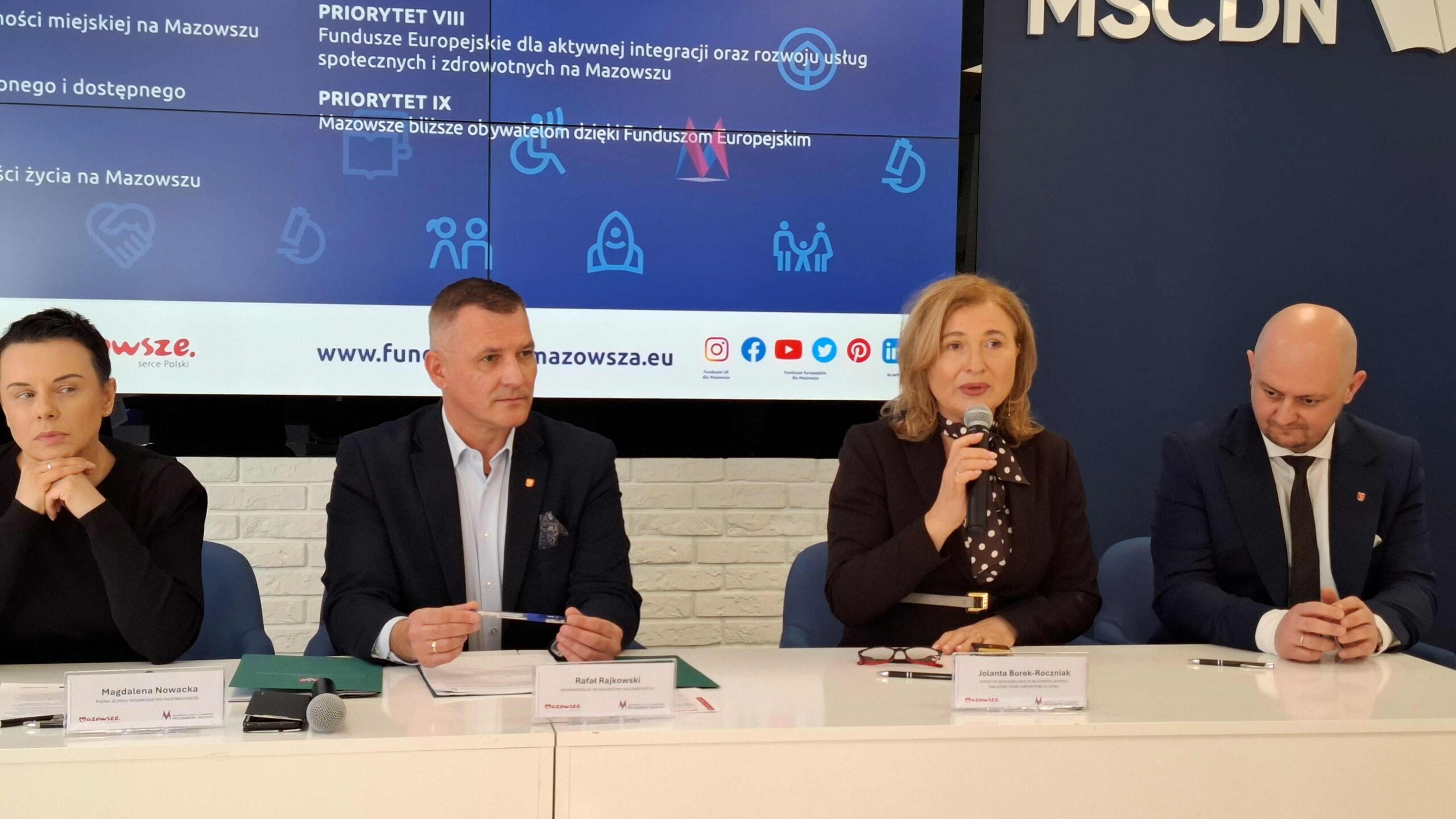 Wicemarszalek R. Rajkowski i beneficjenci funduszy europejskich scaled