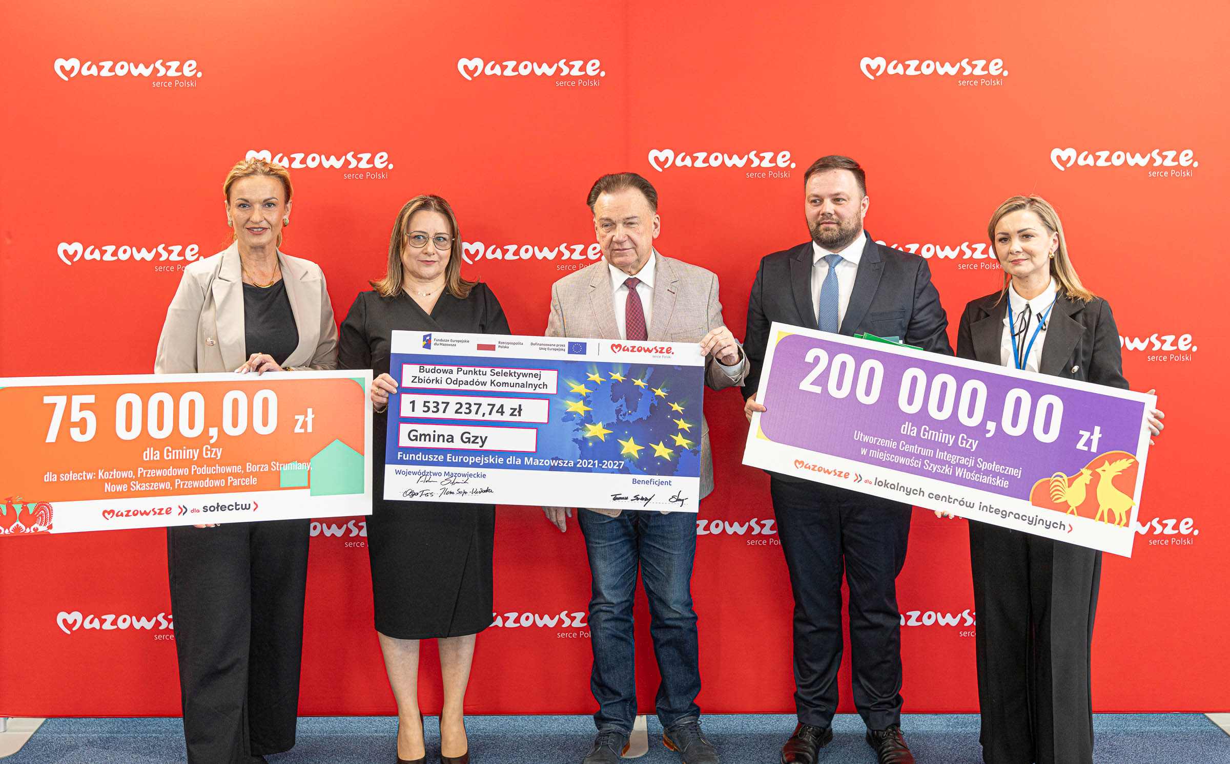 Ponad 15 mln zl dla Gminy Gzy