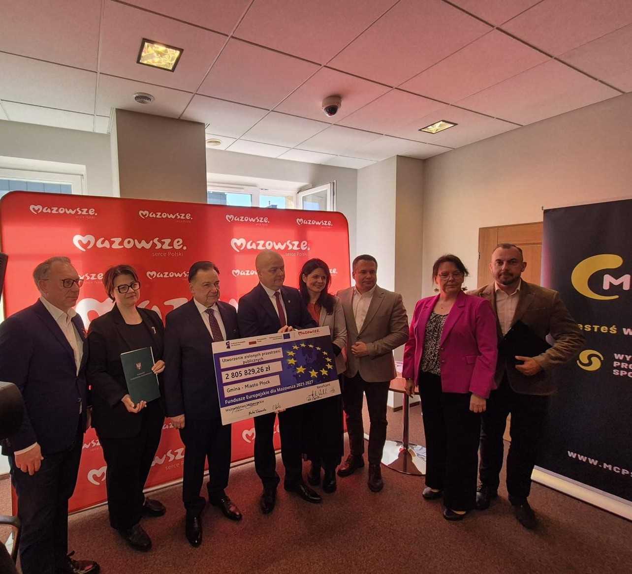 Ponad 28 mln zl z UE dla Plocka