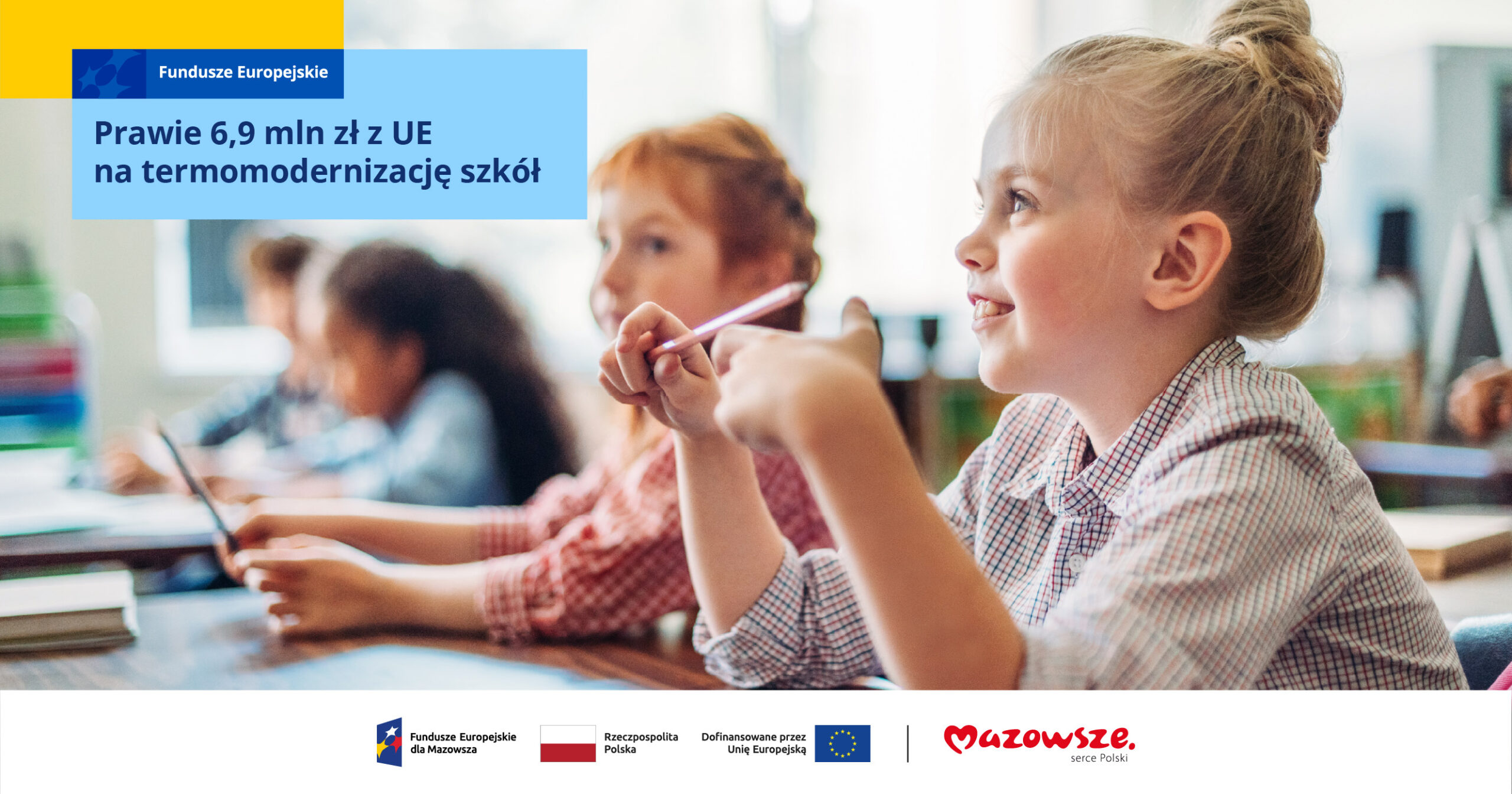 Prawie 6,9 mln zł z UE na termomodernizację szkół