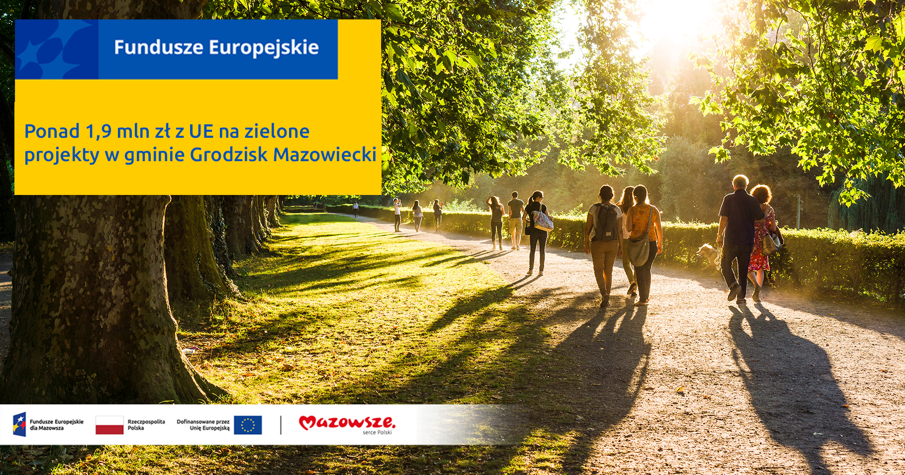 Ponad 1,9 mln zł z UE na zielone projekty w gminie Grodzisk Mazowiecki