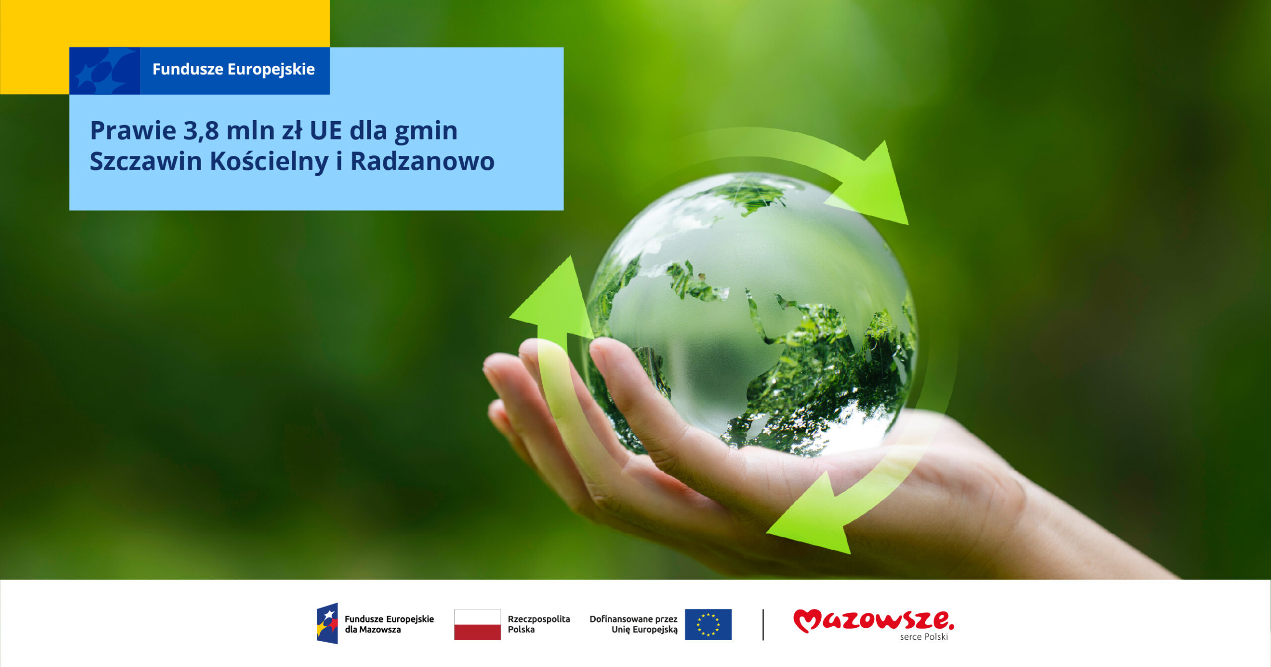 Prawie 3,8 mln zł UE dla gmin Szczawin Kościelny i Radzanowo