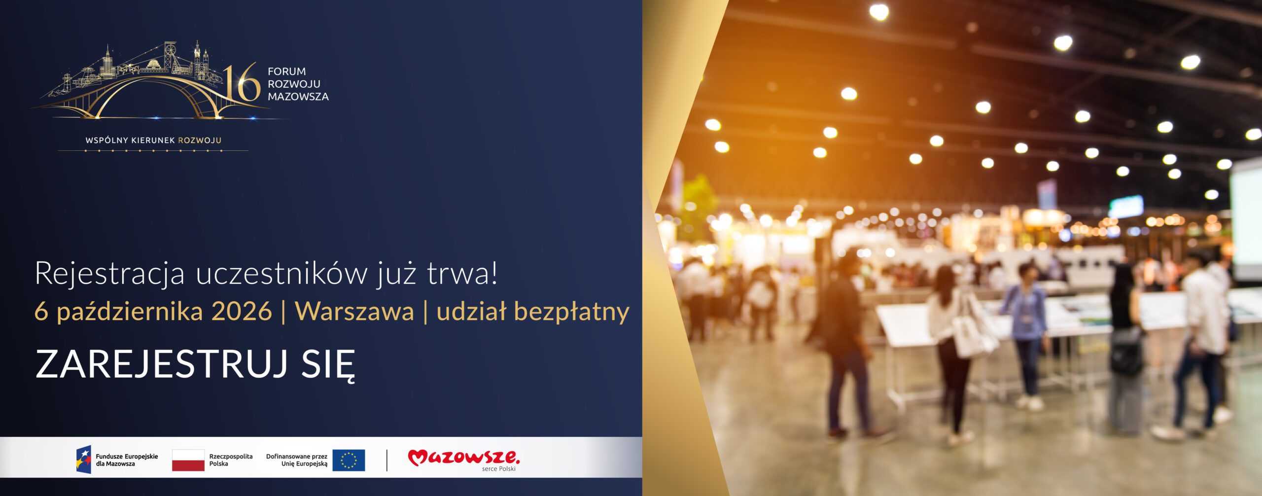 Ruszyła rejestracja uczestników na 16. Forum Rozwoju Mazowsza! 