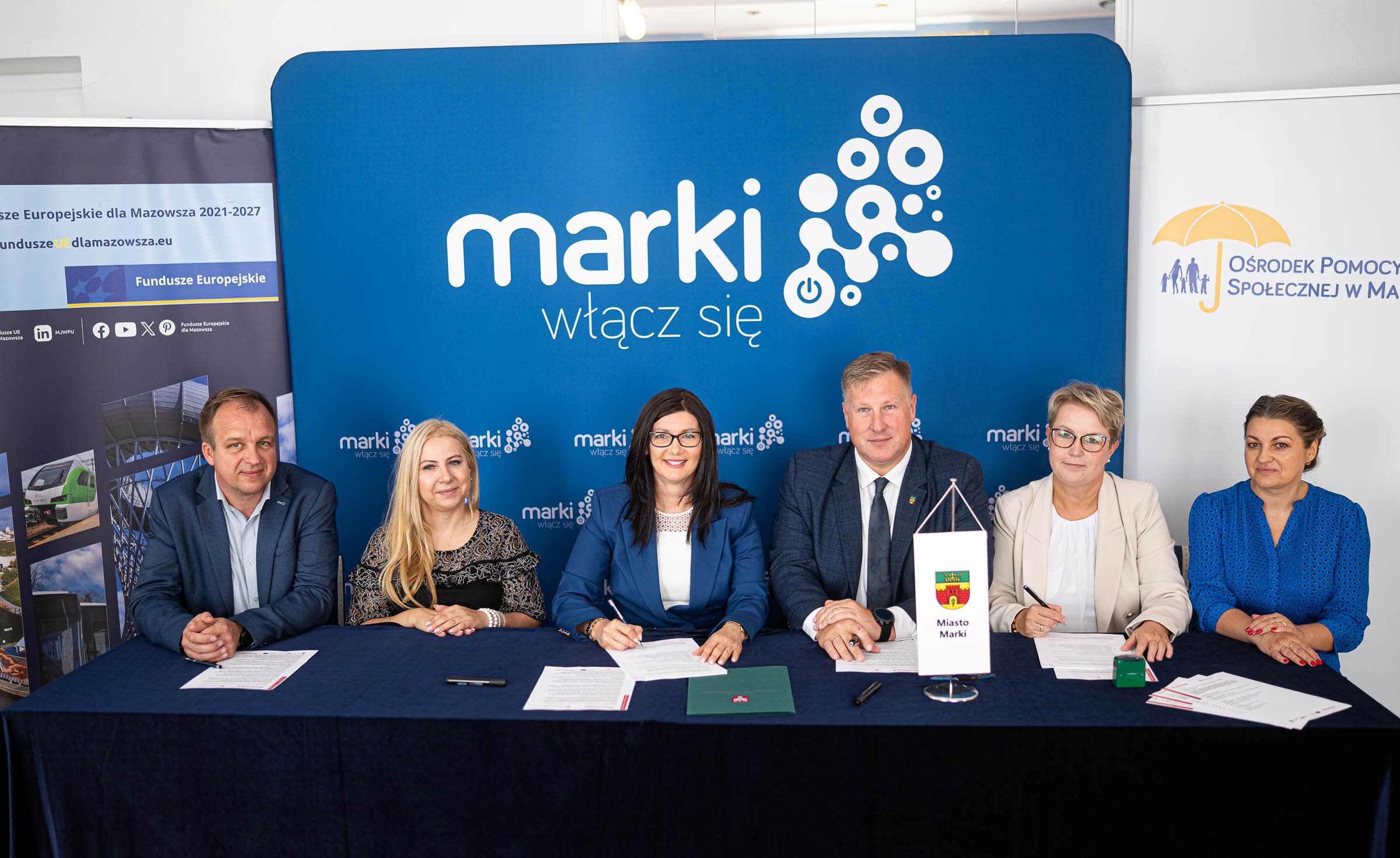 Podpisanie umowy FEM z miastem Marki