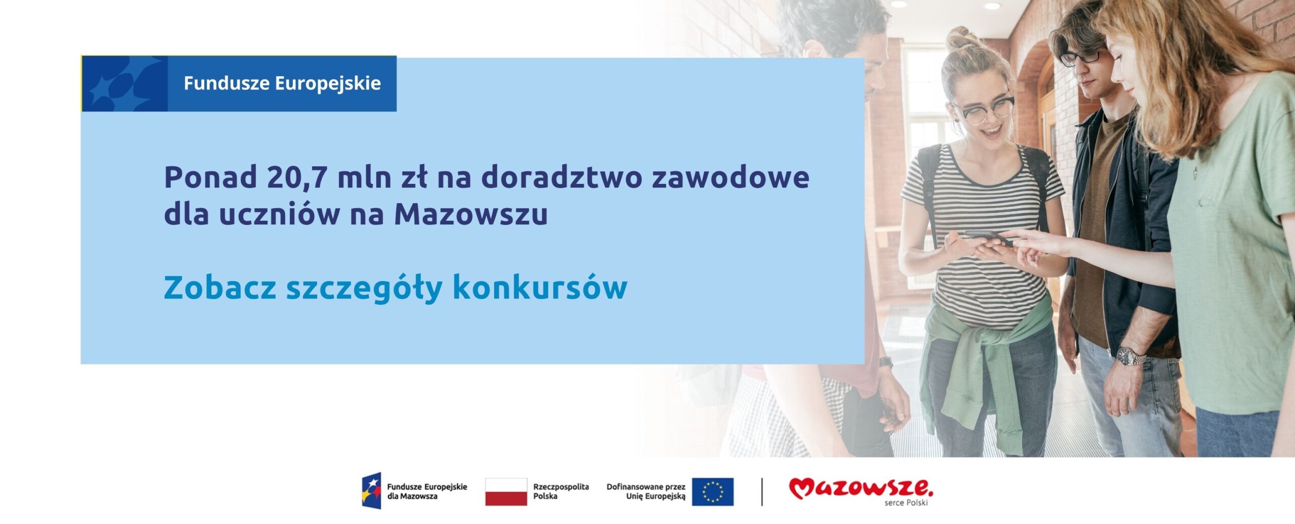 Trwają nabory wniosków na rozwój doradztwa zawodowego dla uczniów na Mazowszu