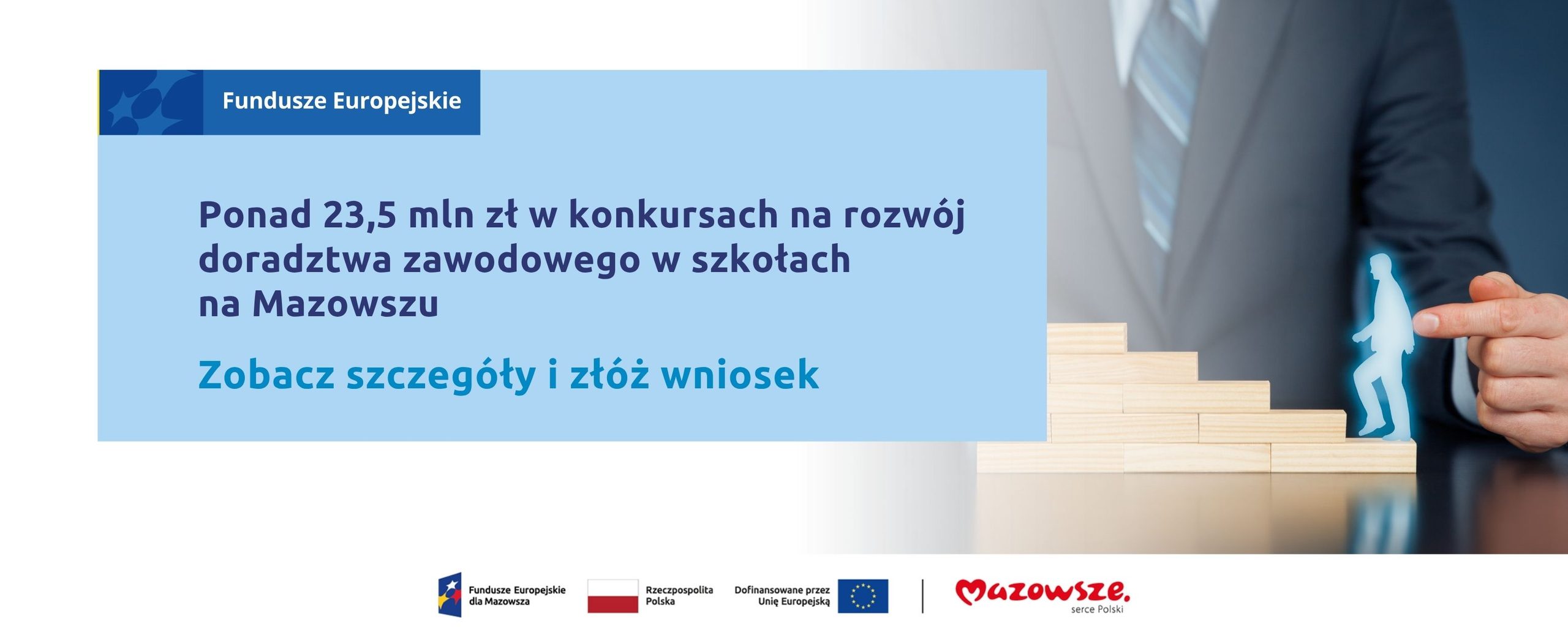  Ruszyły konkursu na rozwój doradztwa zawodowego dla uczniów na Mazowszu. 
