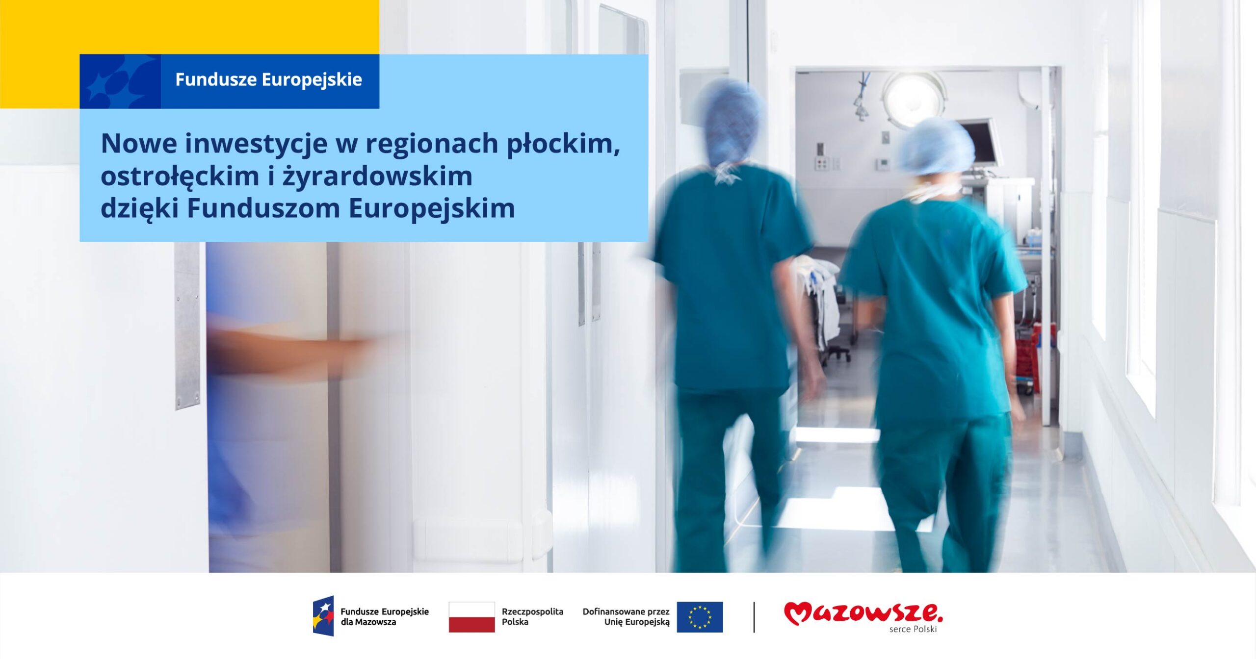 Fundusze Europejskie wspierają rozwój regionów płockiego, ostrołęckiego i żyrardowskiego – w sumie będzie to ponad 45 mln zł Dzięki wsparciu z programu Fundusze Europejskie dla Mazowsza 2021–2027 zmodernizowane zostaną placówki ochrony zdrowia i oświaty, odnowione zostaną zabytki oraz powstaną nowe przestrzenie publiczne